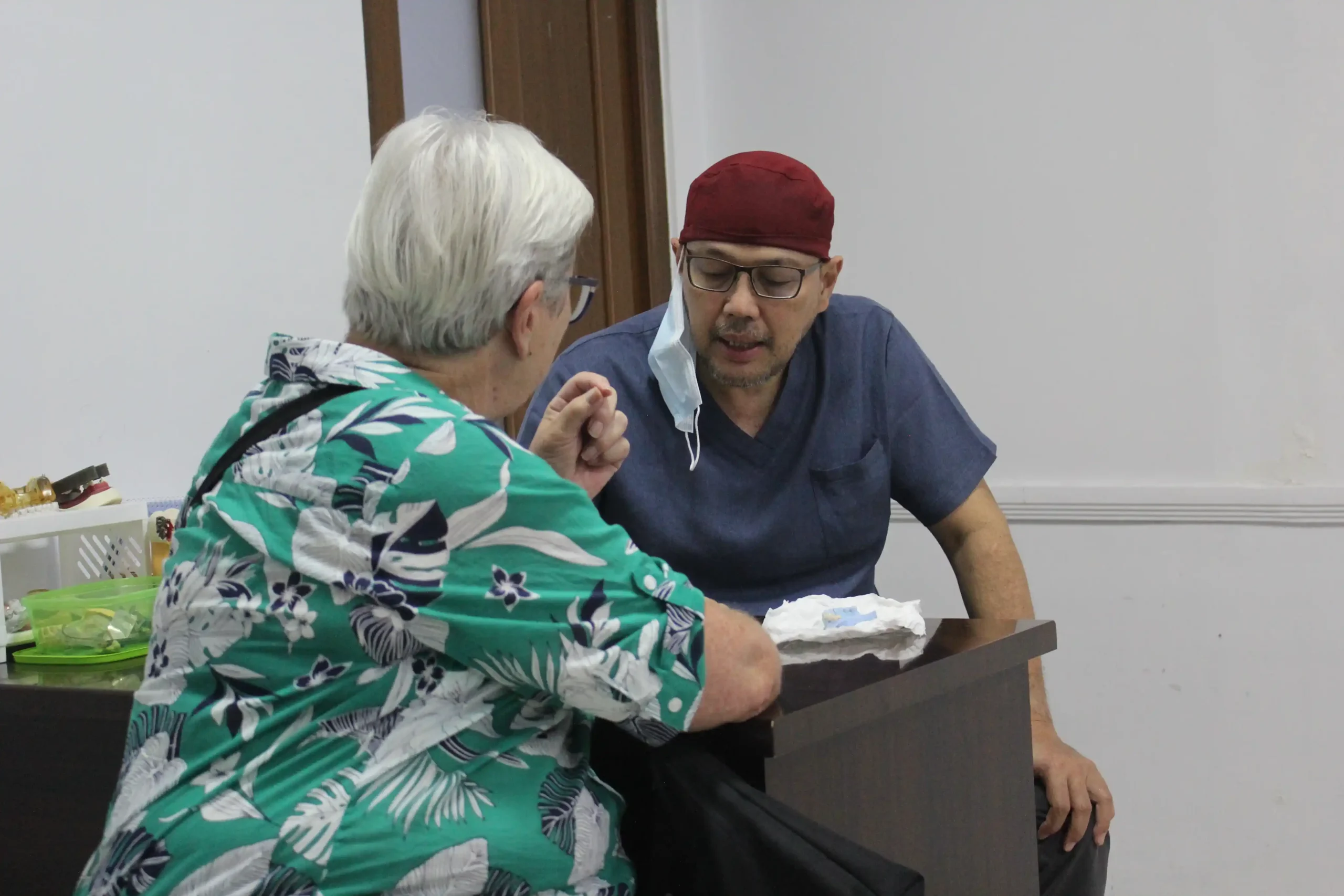 Bali Dental Assistance Dentist with Patient
